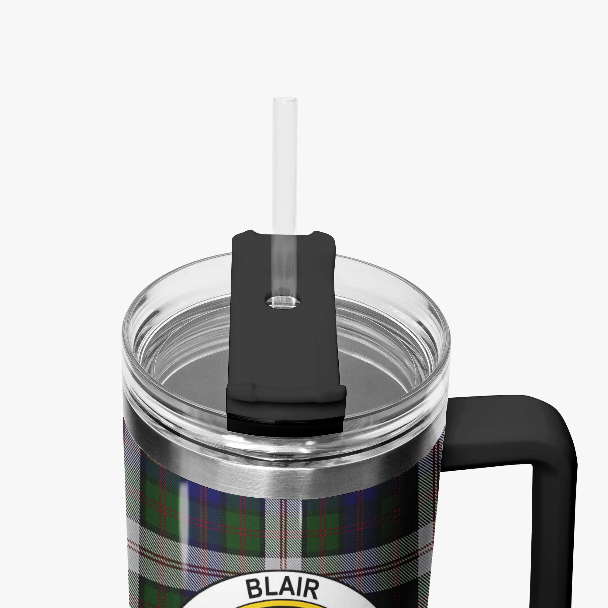 Blair Dress Tartan Crest 40 oz Insulated Tumbler with Handle