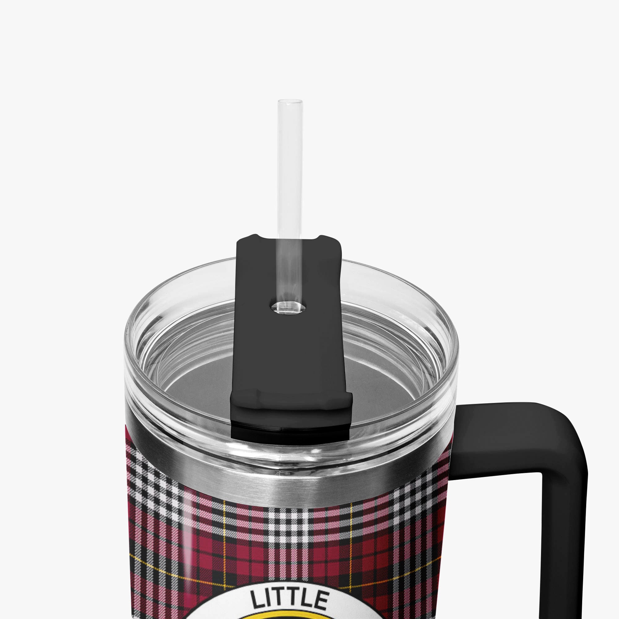 Little Tartan Crest 40 oz Insulated Tumbler with Handle