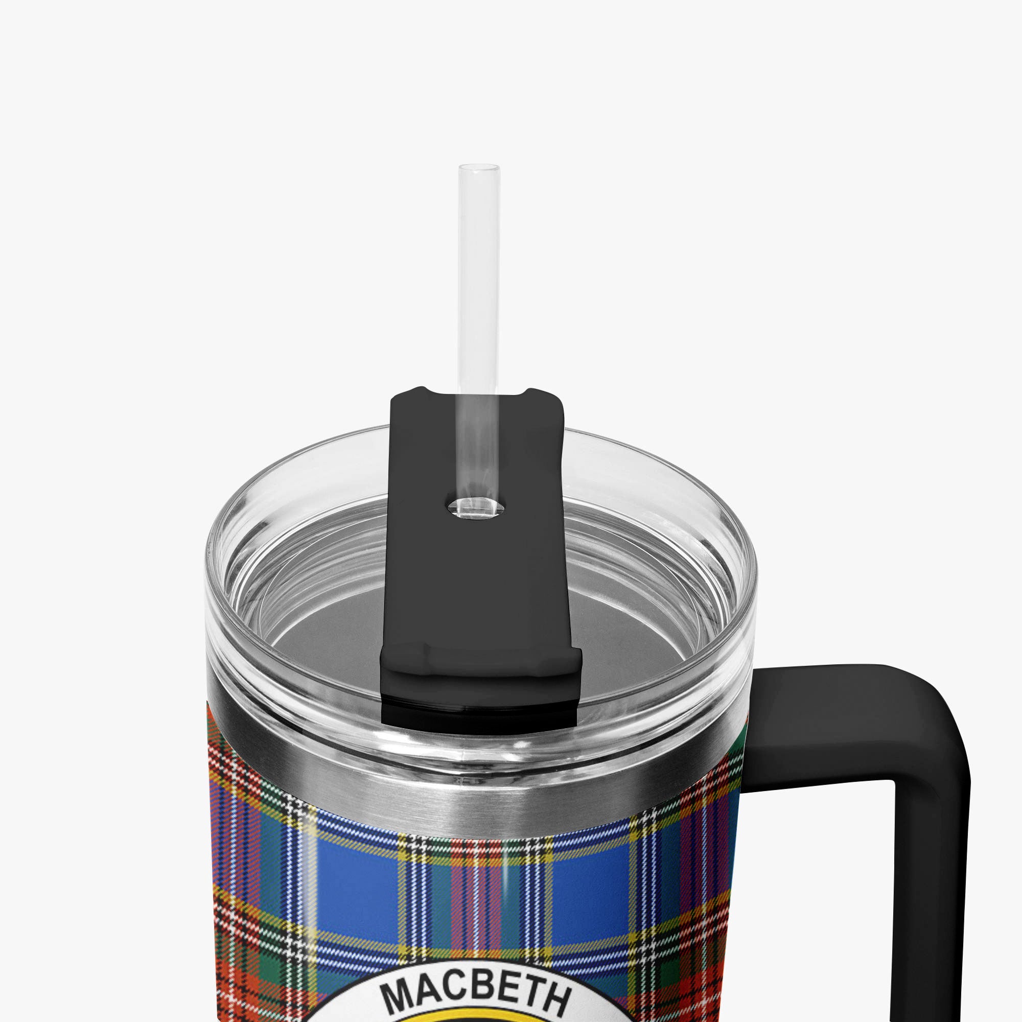 MacBeth Ancient Tartan Crest 40 oz Insulated Tumbler with Handle