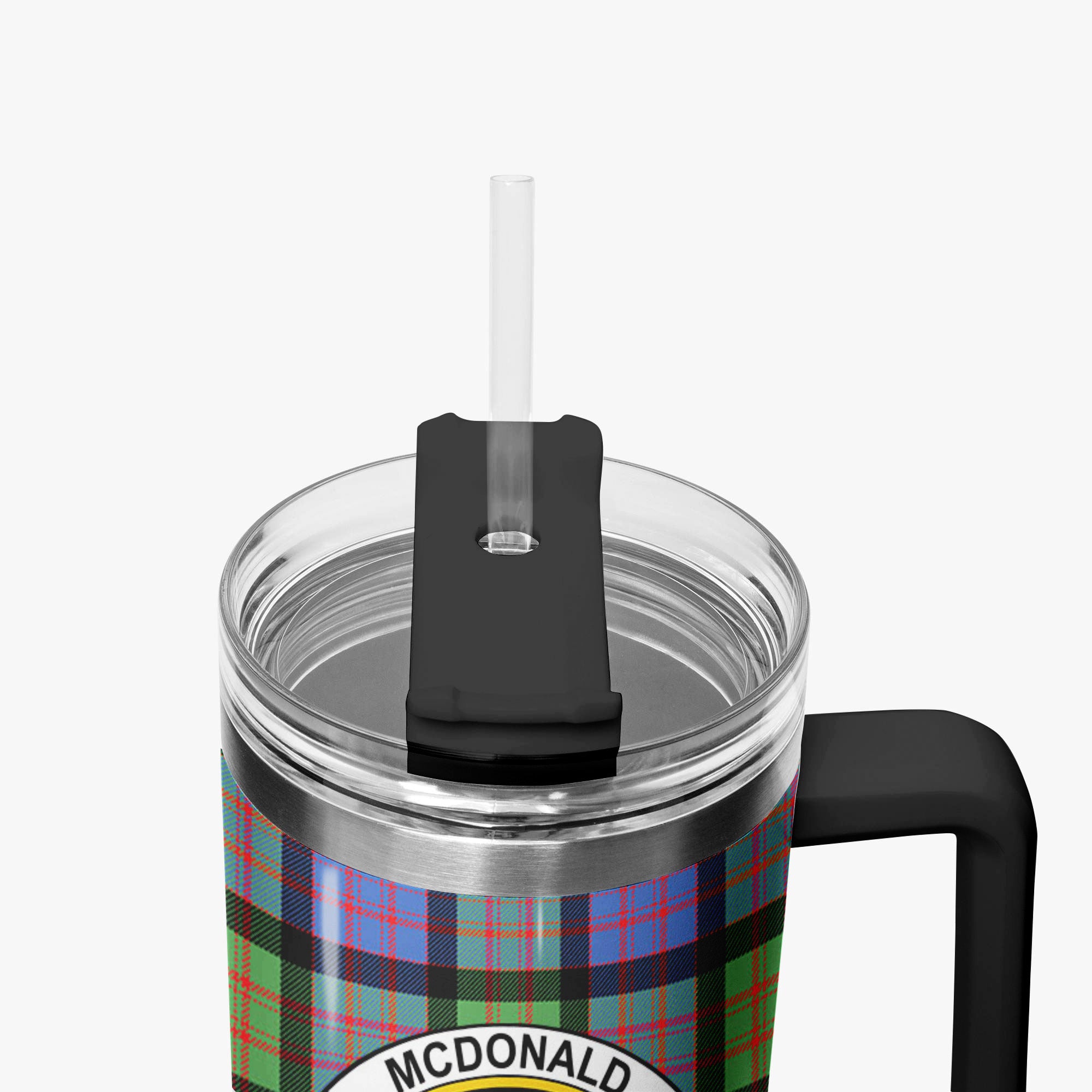 McDonald Ancient Tartan Crest 40 oz Insulated Tumbler with Handle