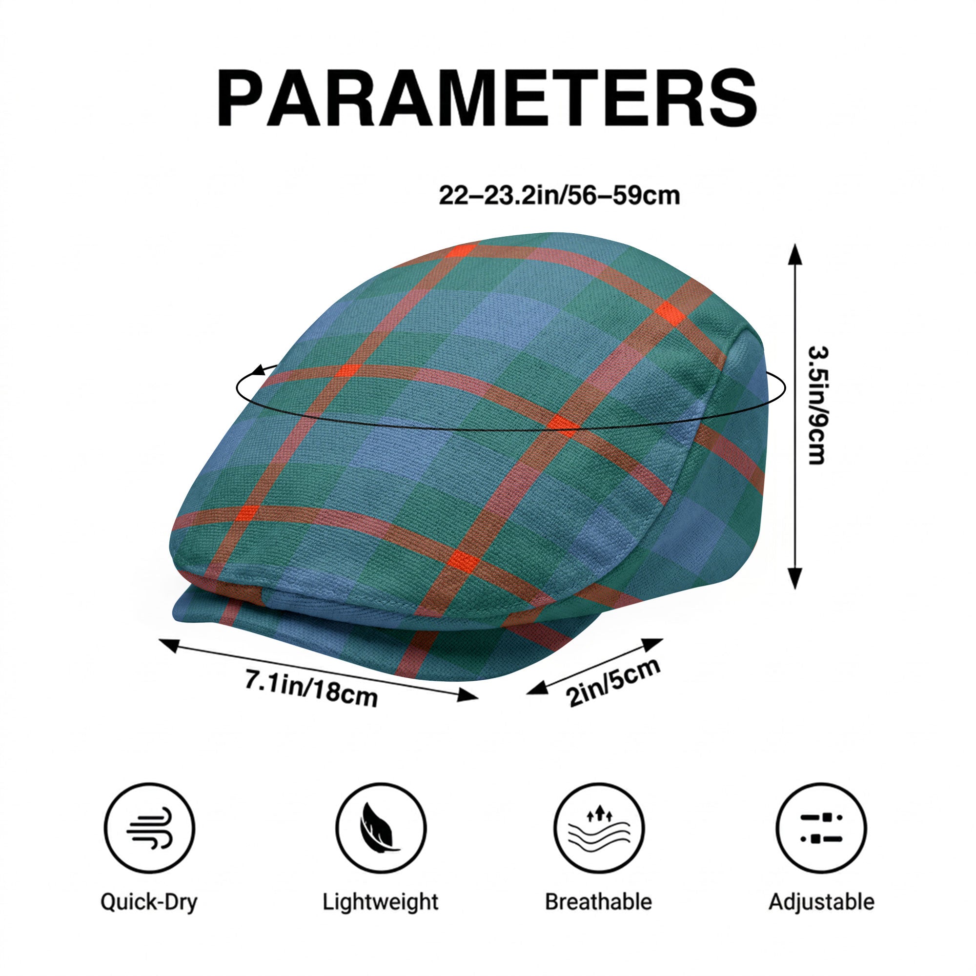 Agnew Ancient Tartan Flat Caps
