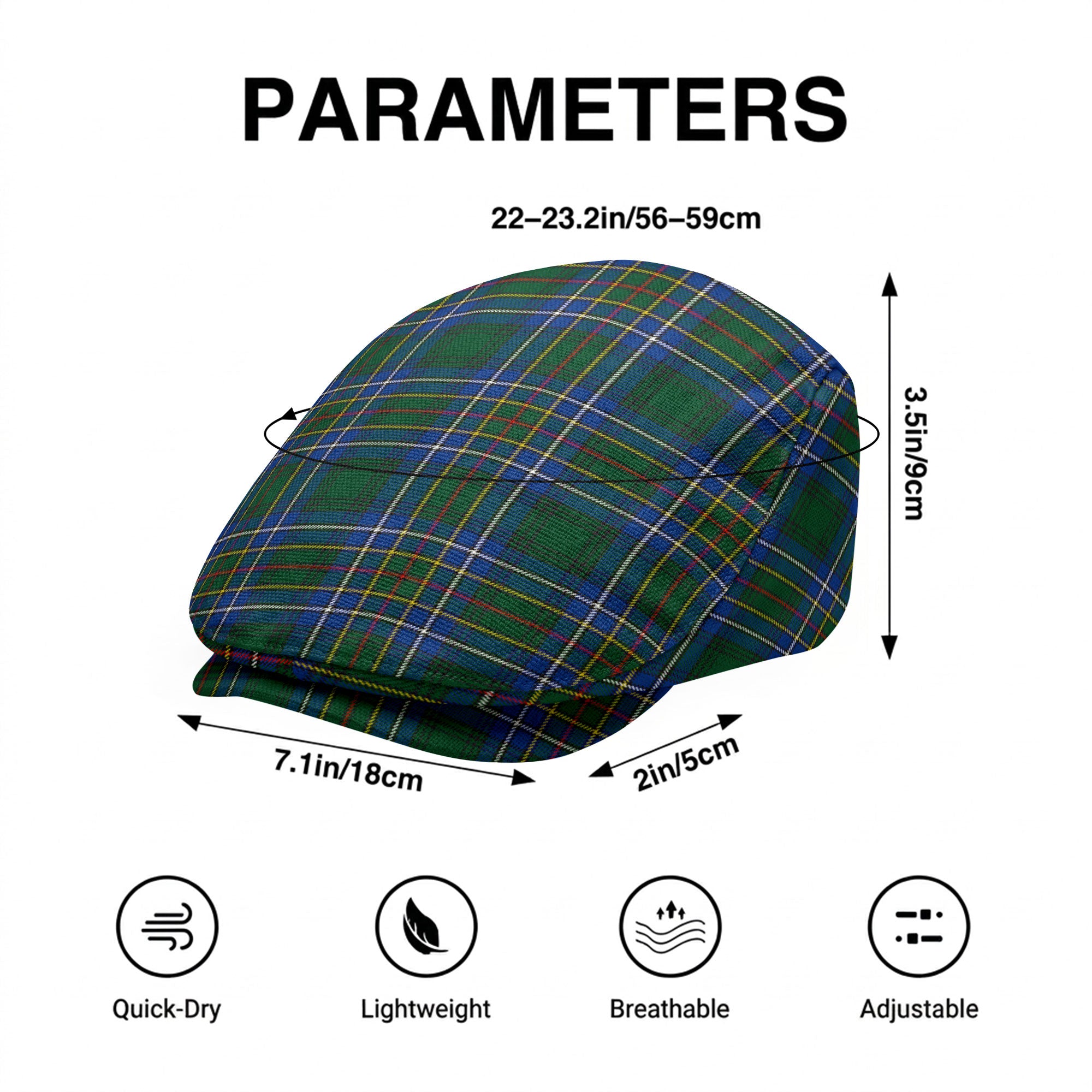 Cockburn Ancient Tartan Flat Caps