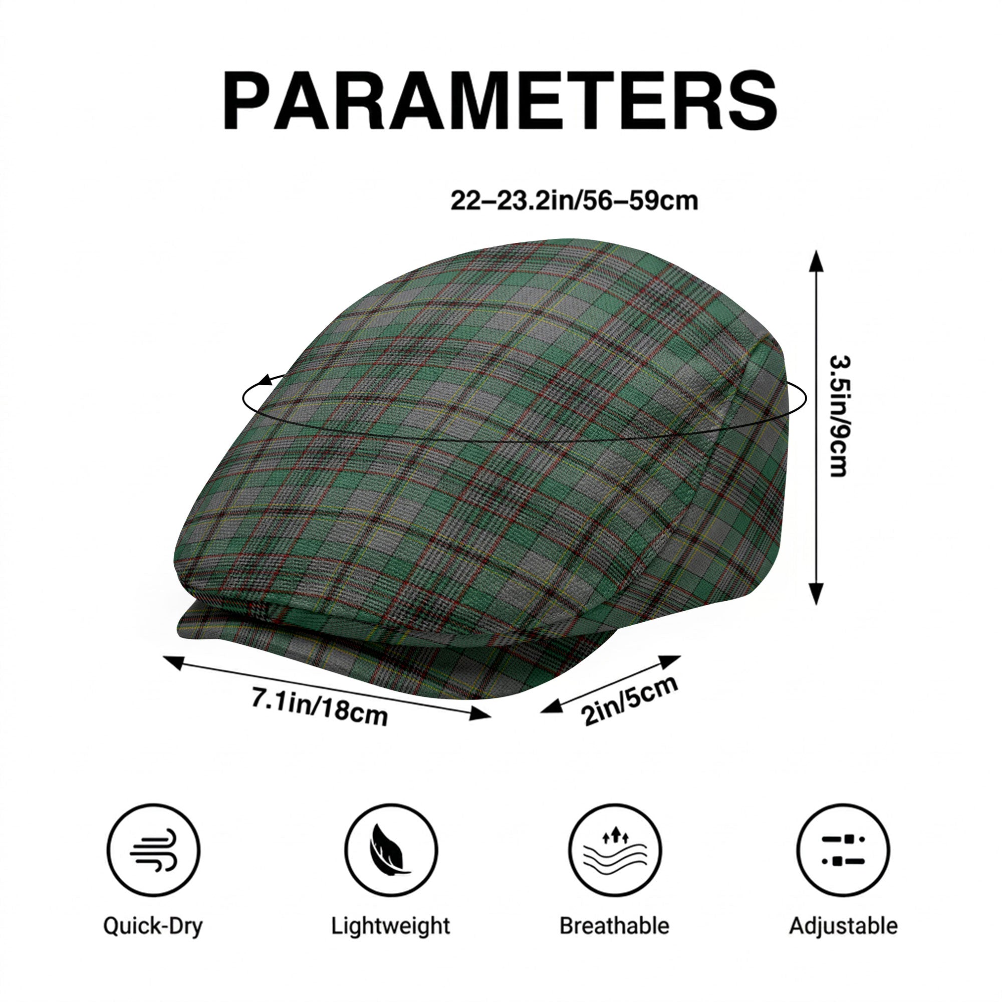 Craig Tartan Flat Caps