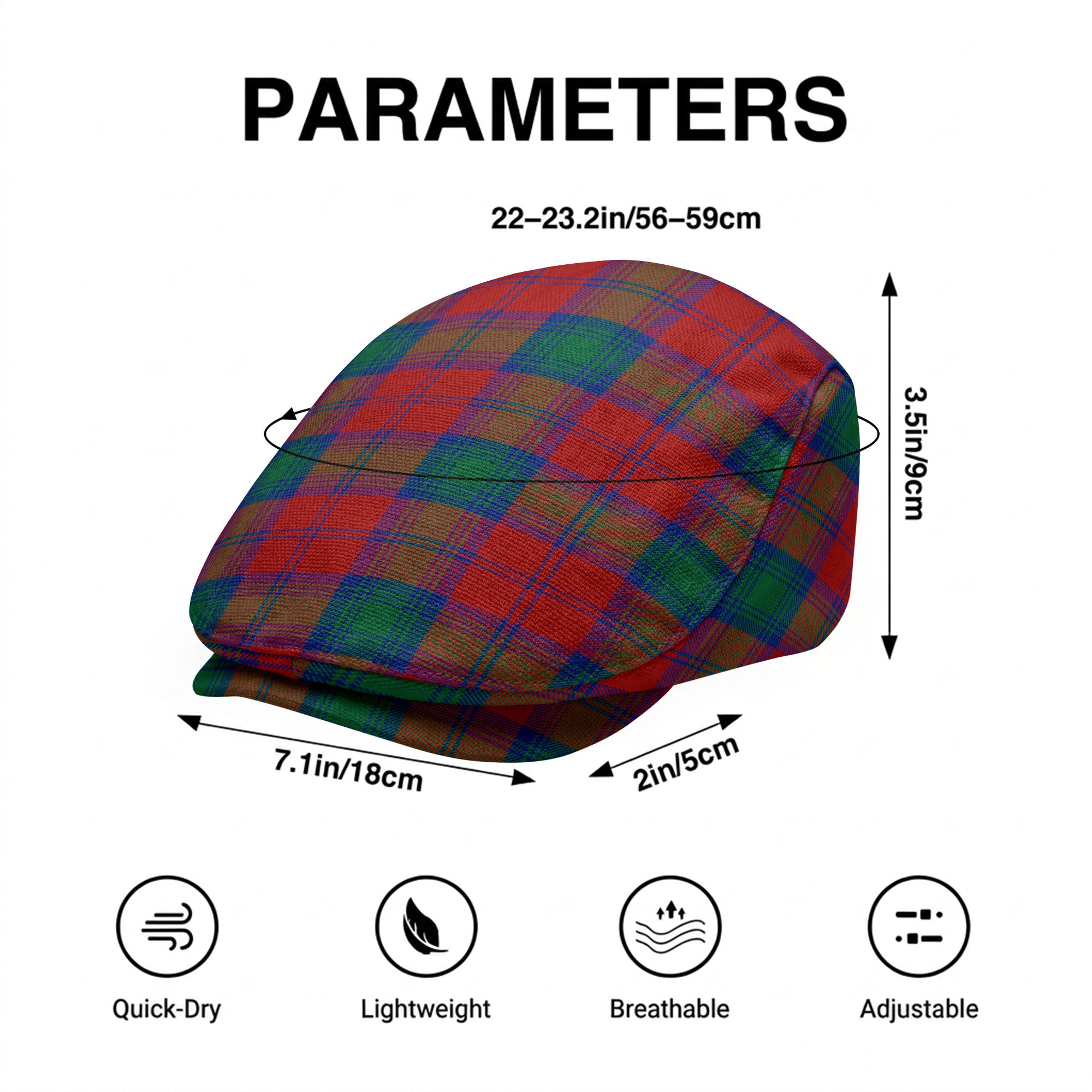 Fotheringham Tartan Flat Caps