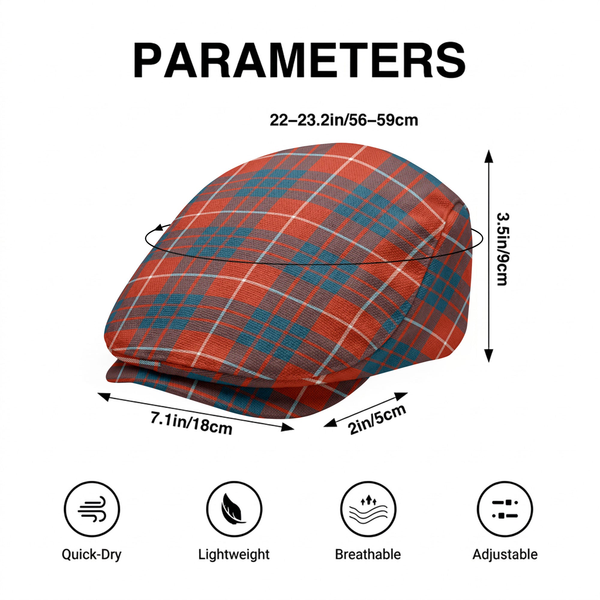 Hamilton Ancient Tartan Flat Caps