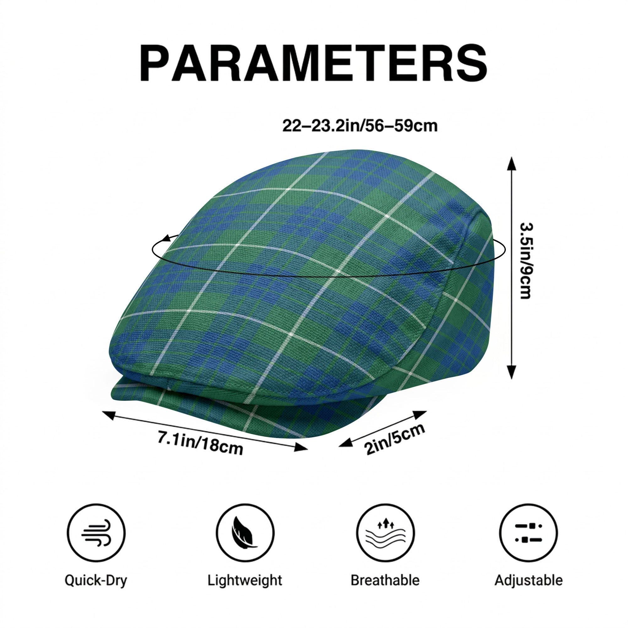 Hamilton Hunting Ancient Tartan Flat Caps