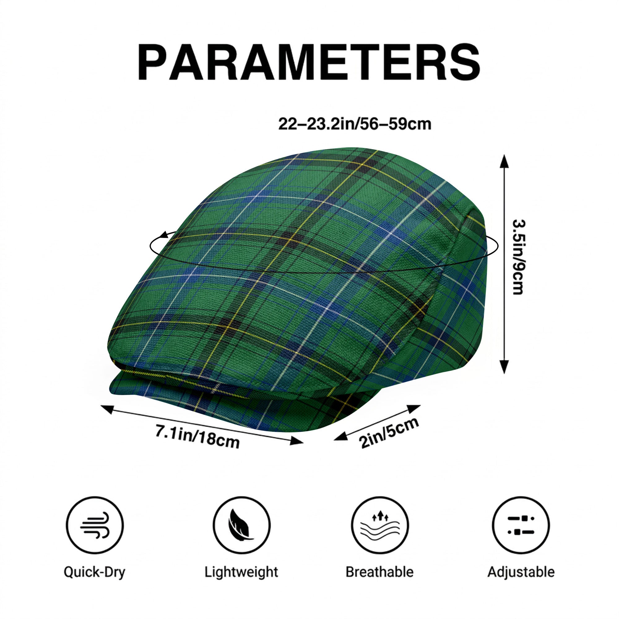 Henderson Ancient Tartan Flat Caps