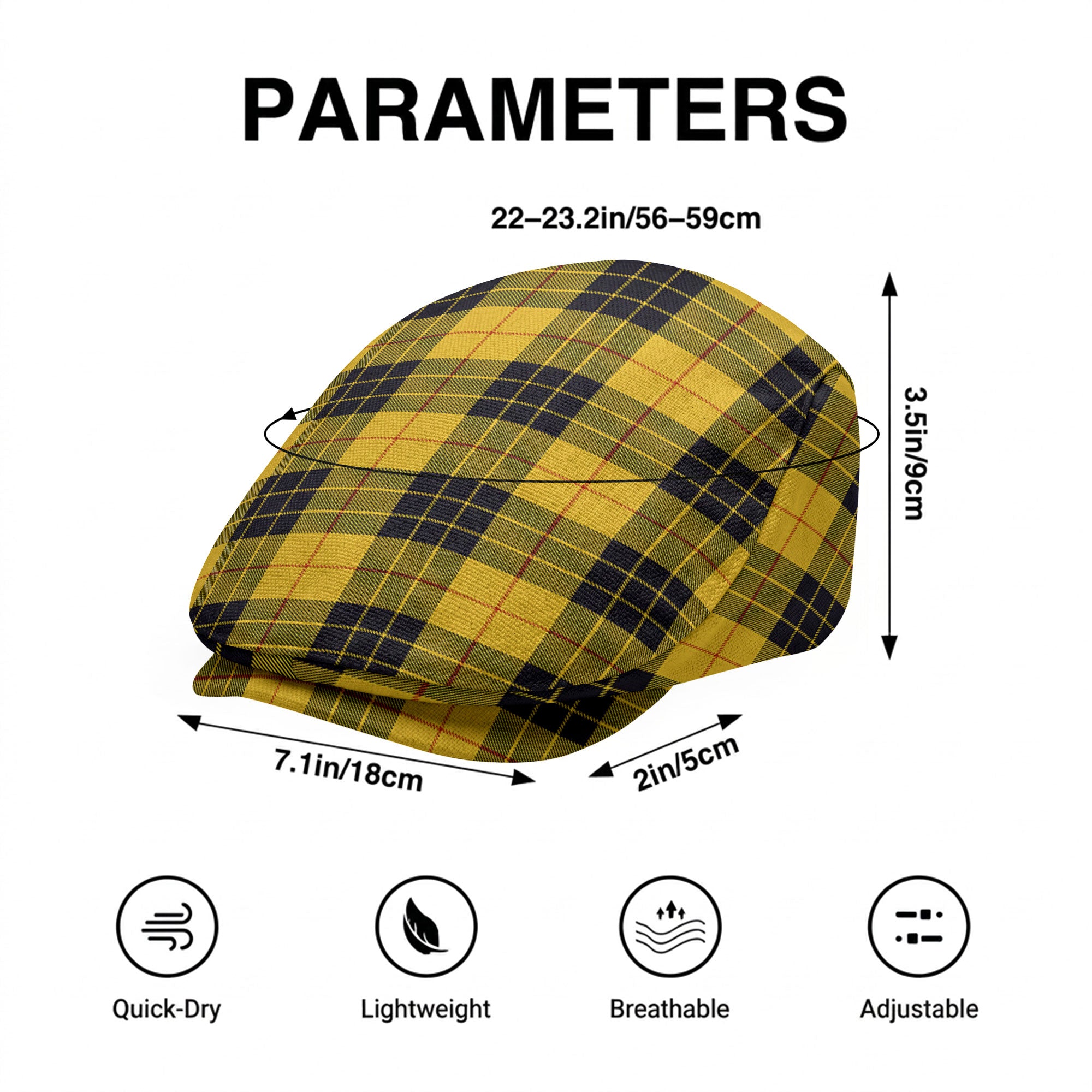 MacLeod of Lewis Ancient Tartan Flat Caps