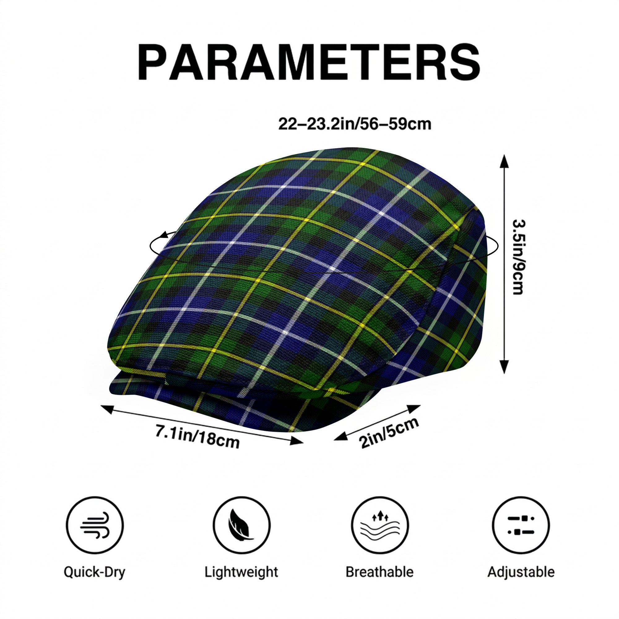 MacNeil of Barra Modern Tartan Flat Caps