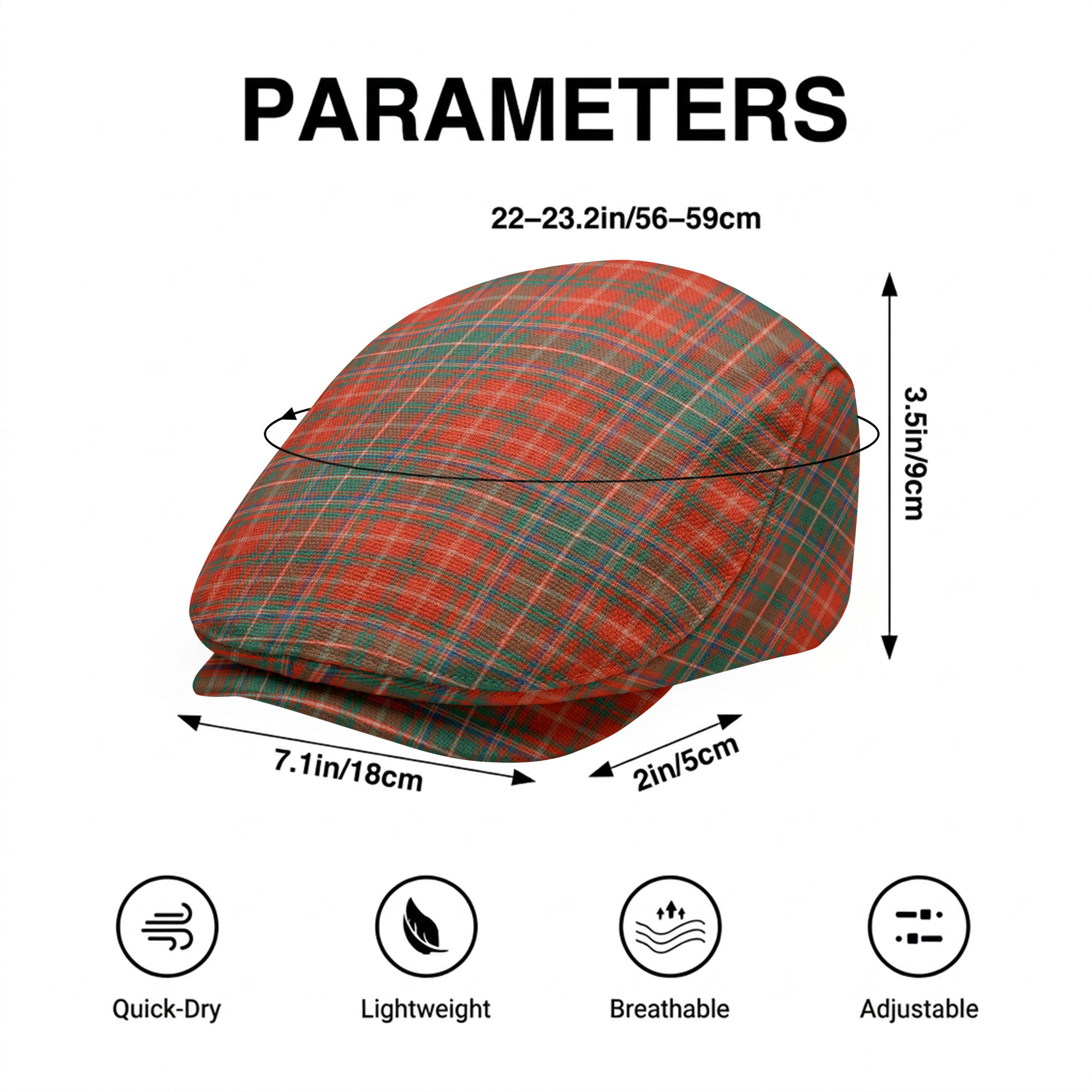 McDougall Ancient Tartan Flat Caps