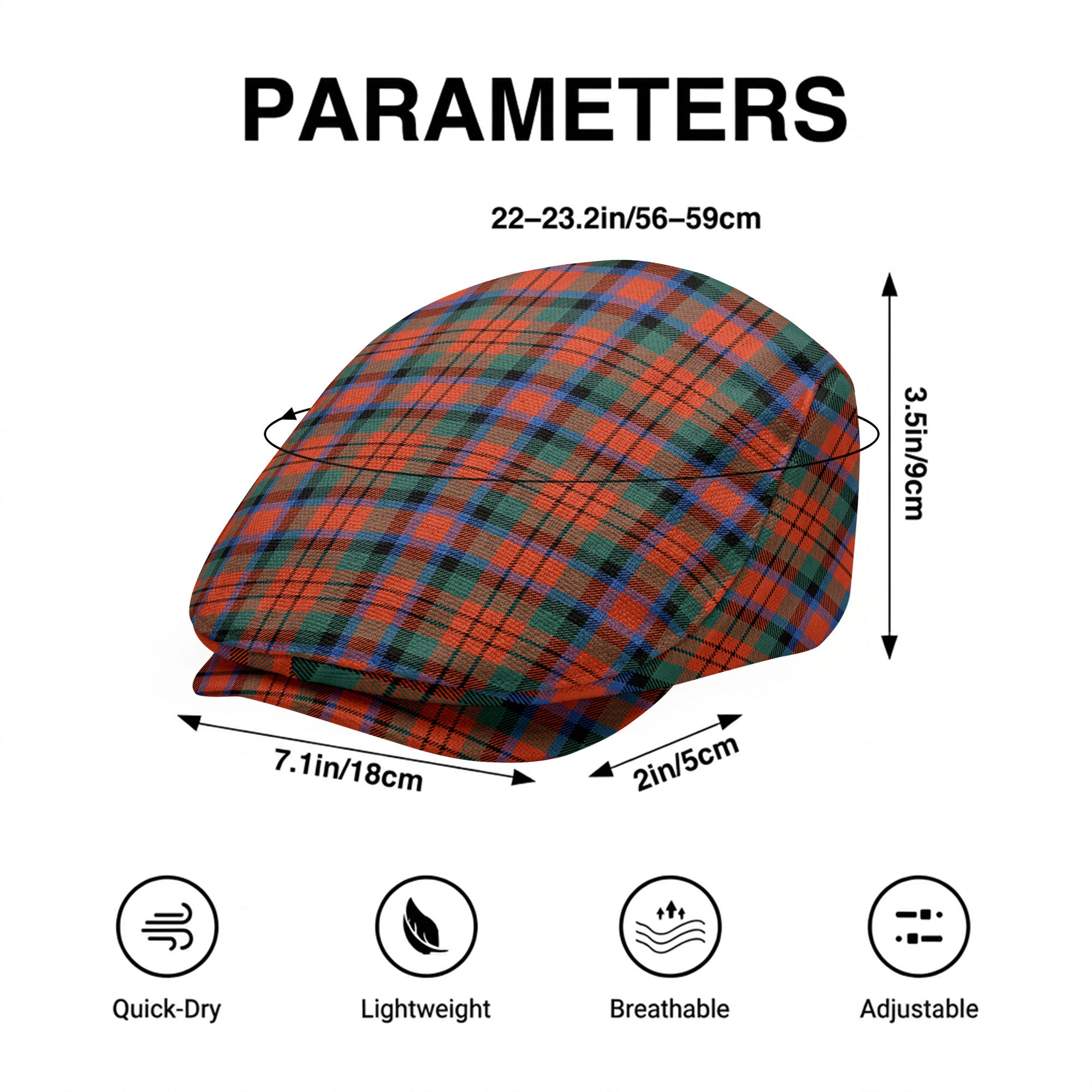 McDuff Ancient Tartan Flat Caps