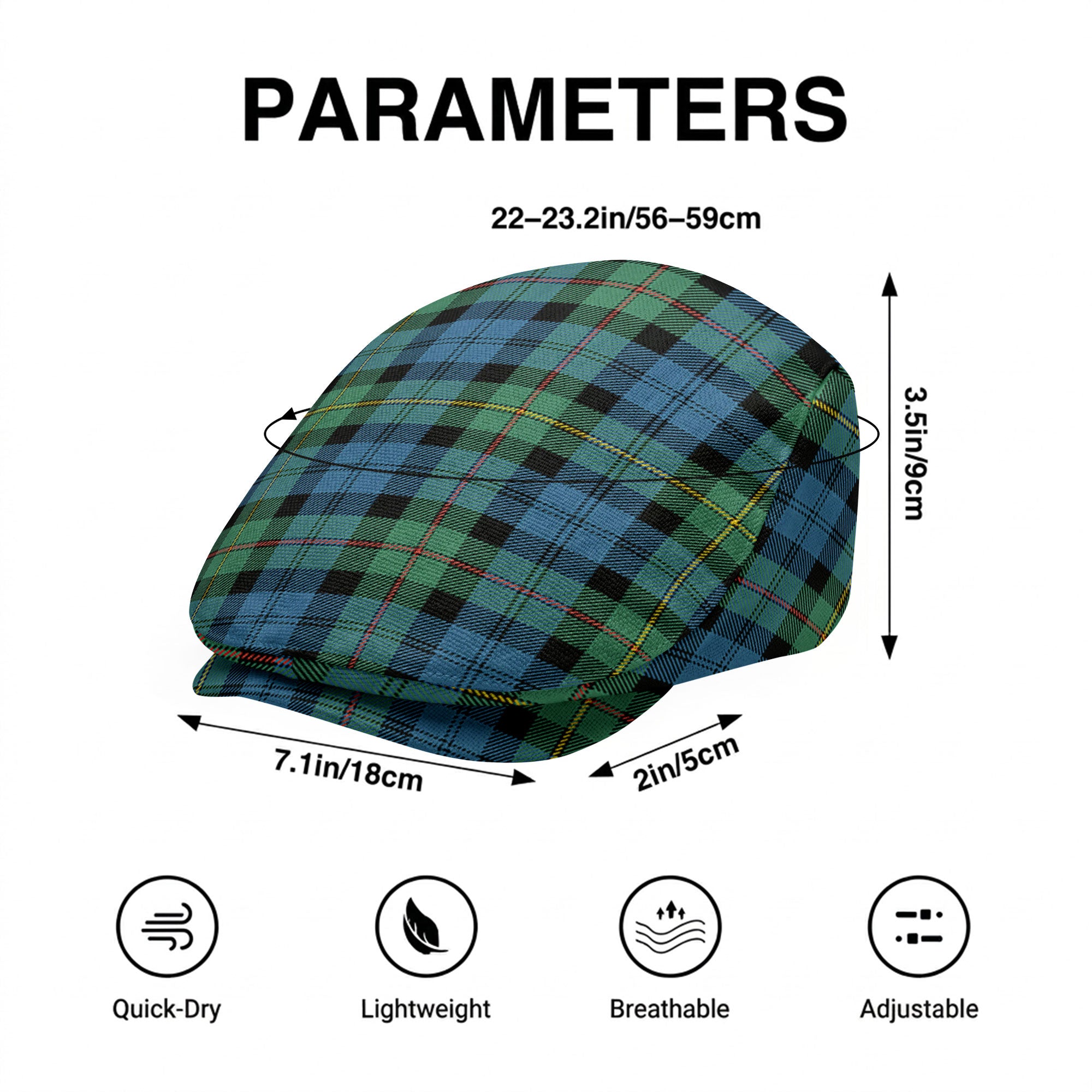 McEwan Ancient Tartan Flat Caps