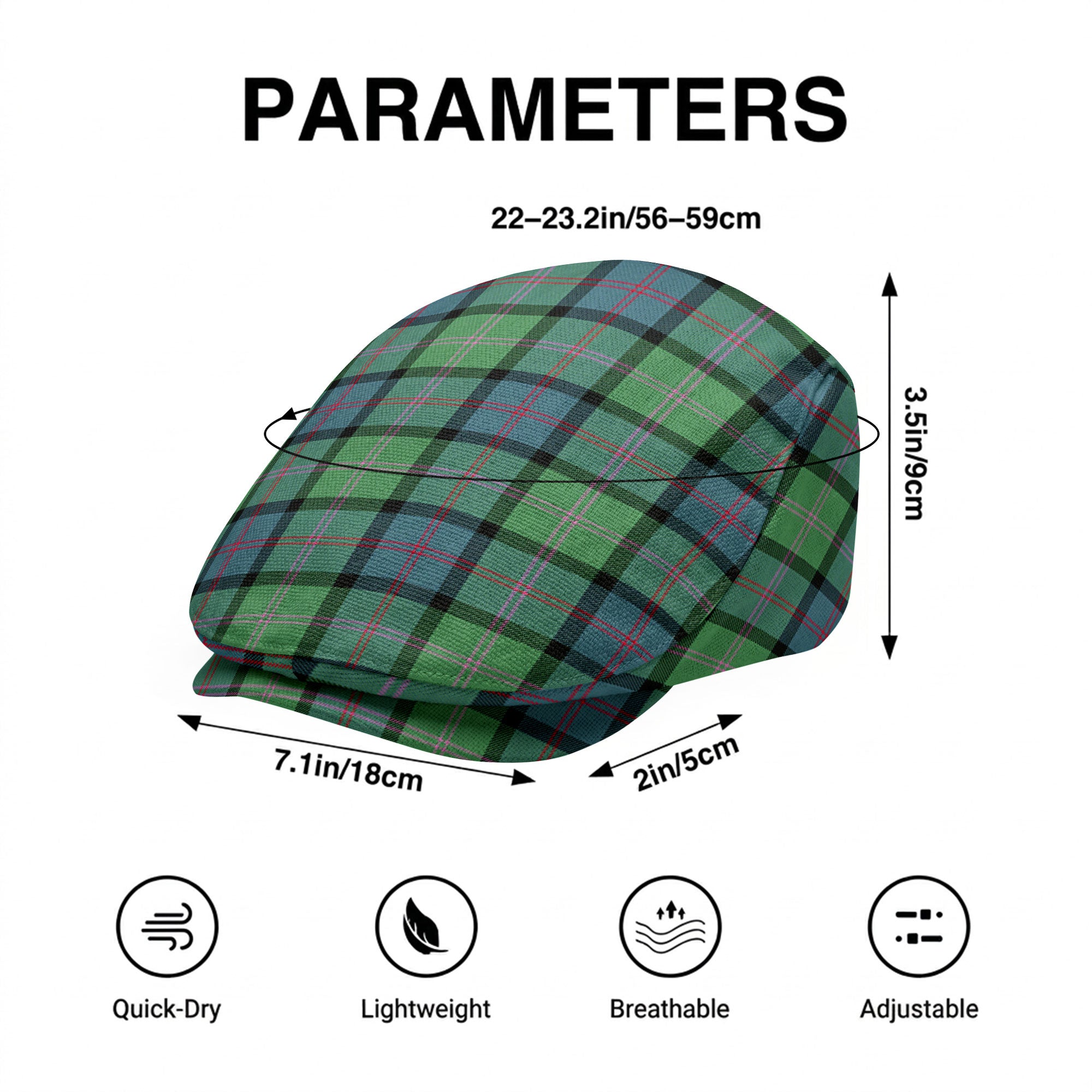 McThomas Ancient Tartan Flat Caps