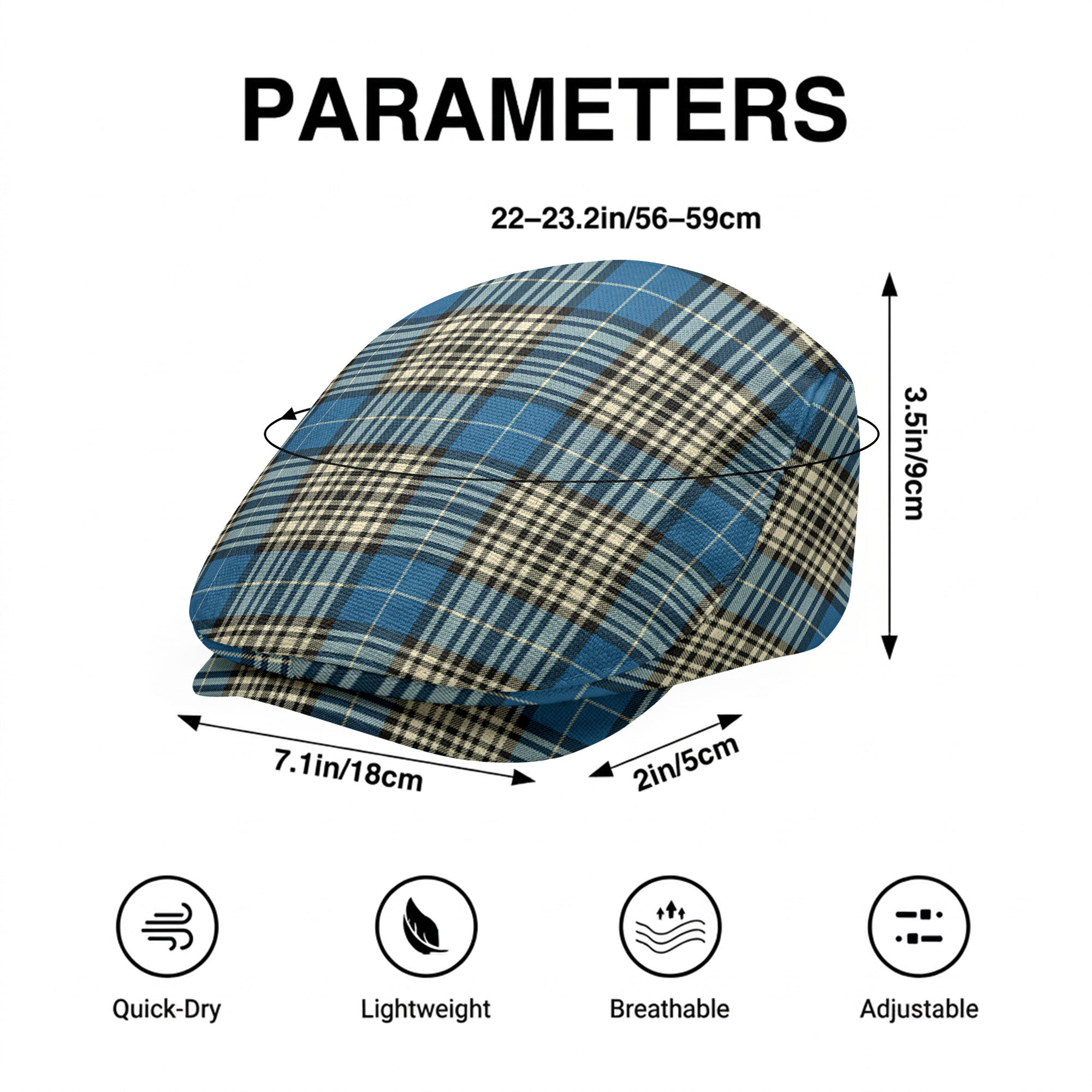 Napier Ancient Tartan Flat Caps