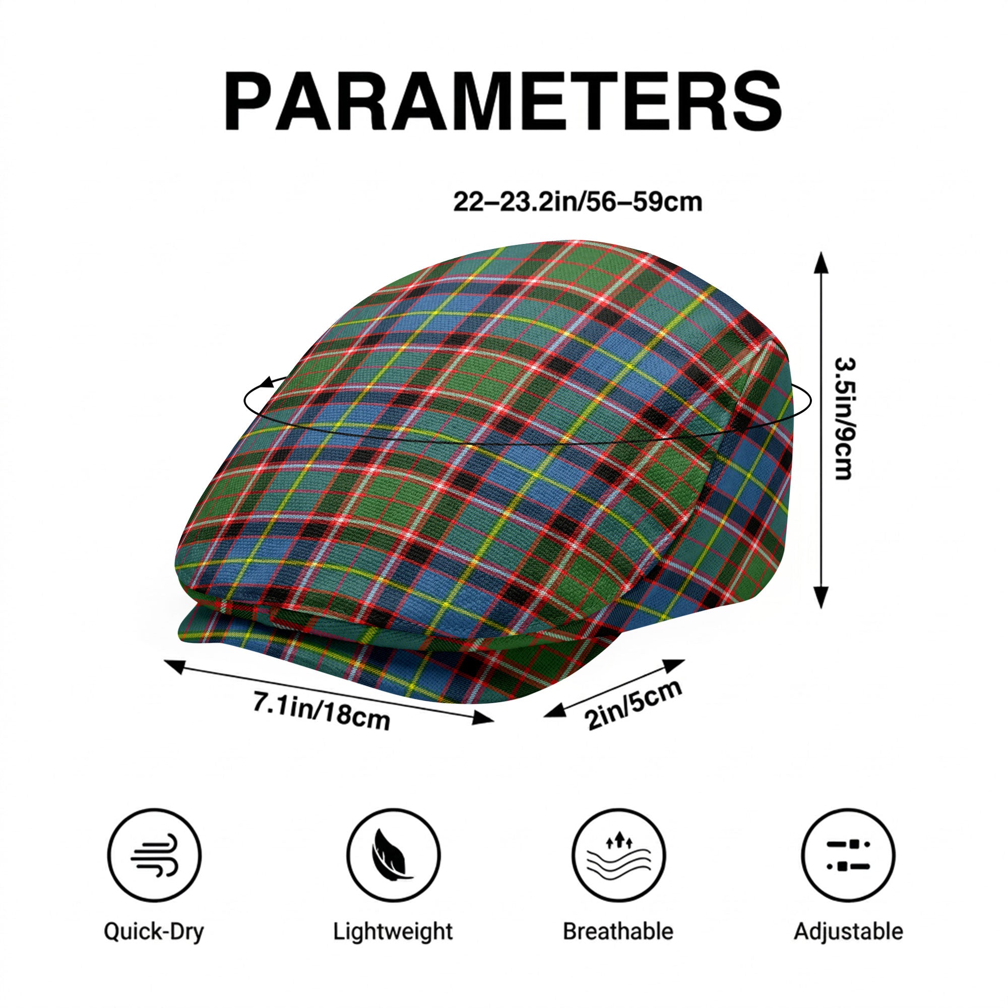 Stirling (of Cadder-Present Chief) Tartan Flat Caps