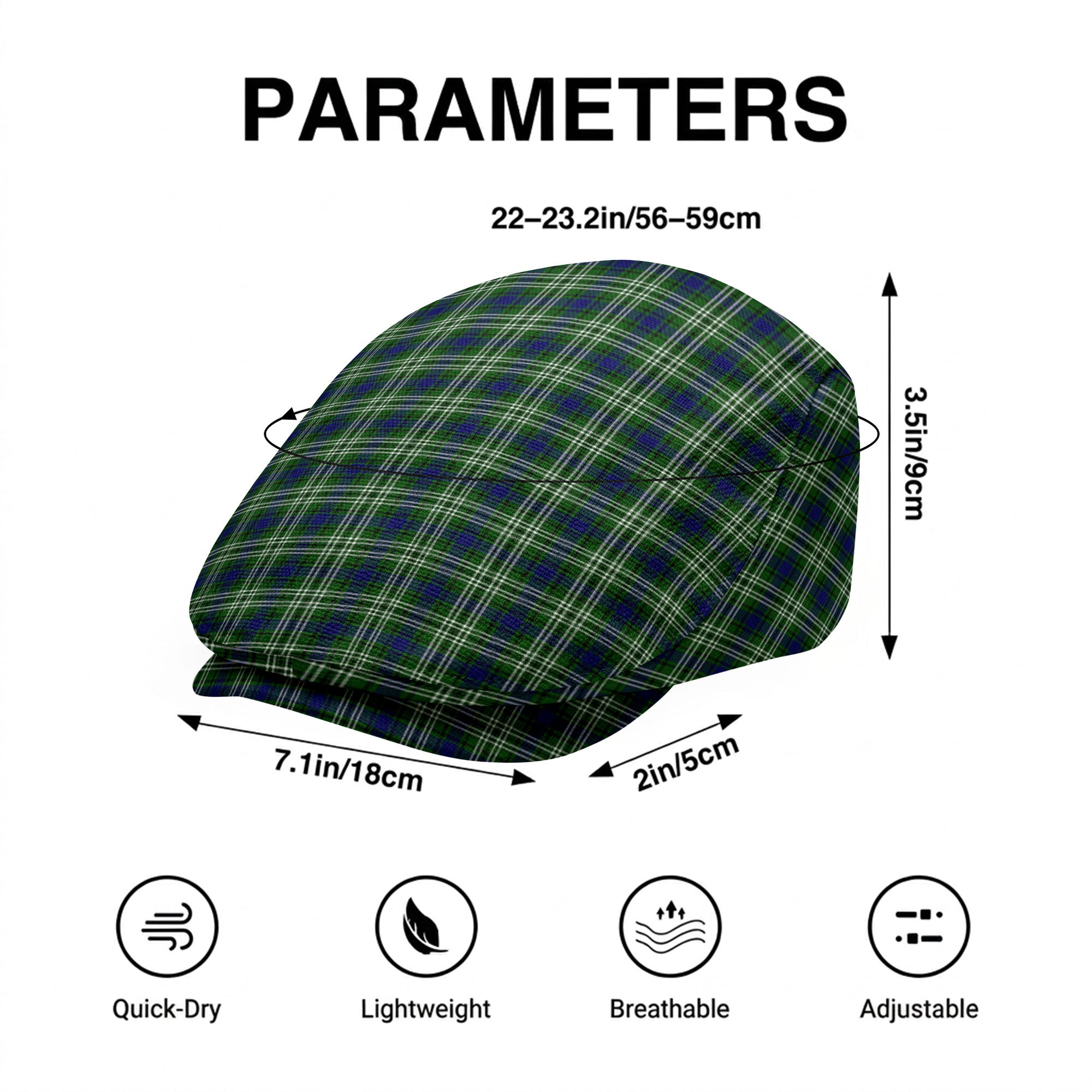 Swinton Tartan Flat Caps