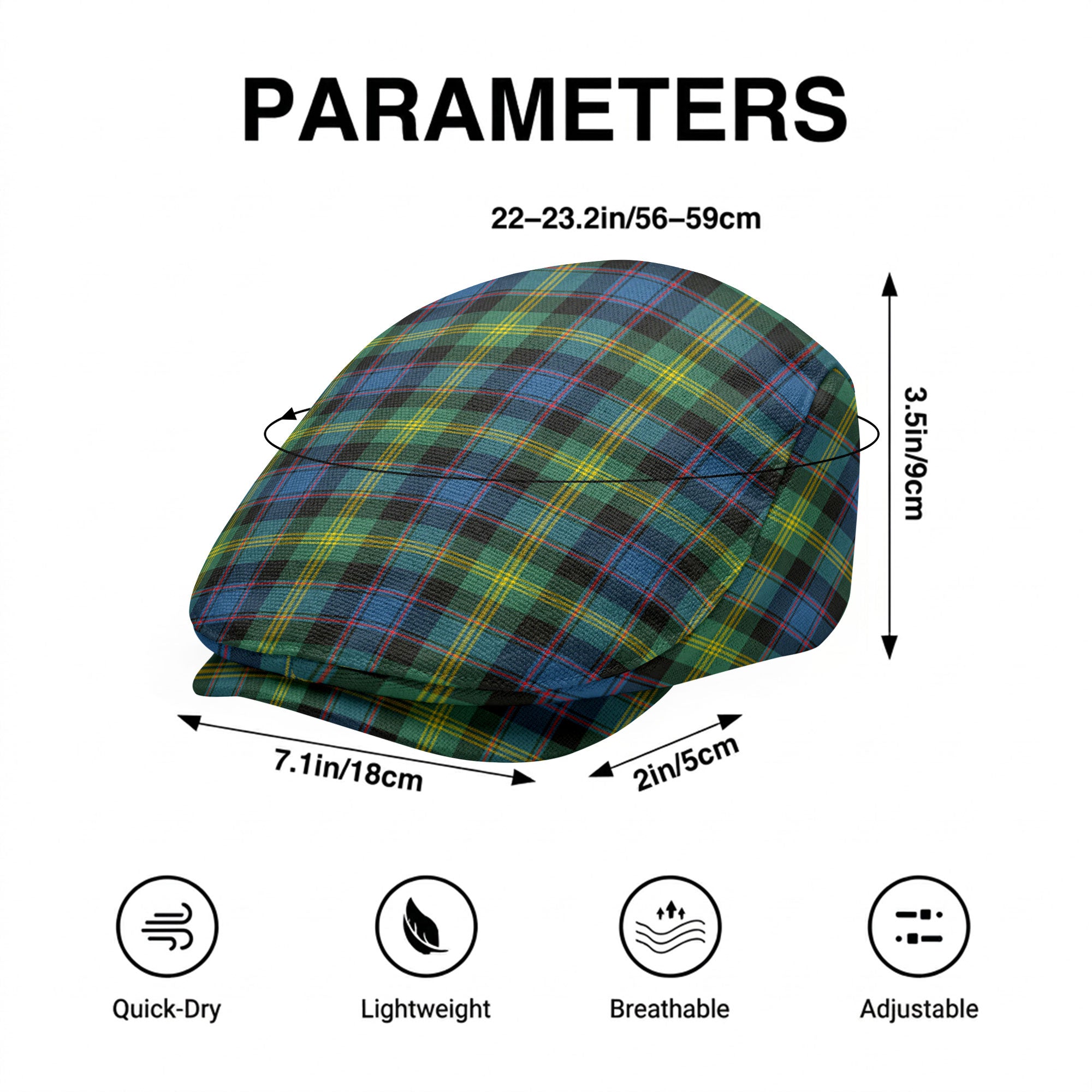 Watson Ancient Tartan Flat Caps