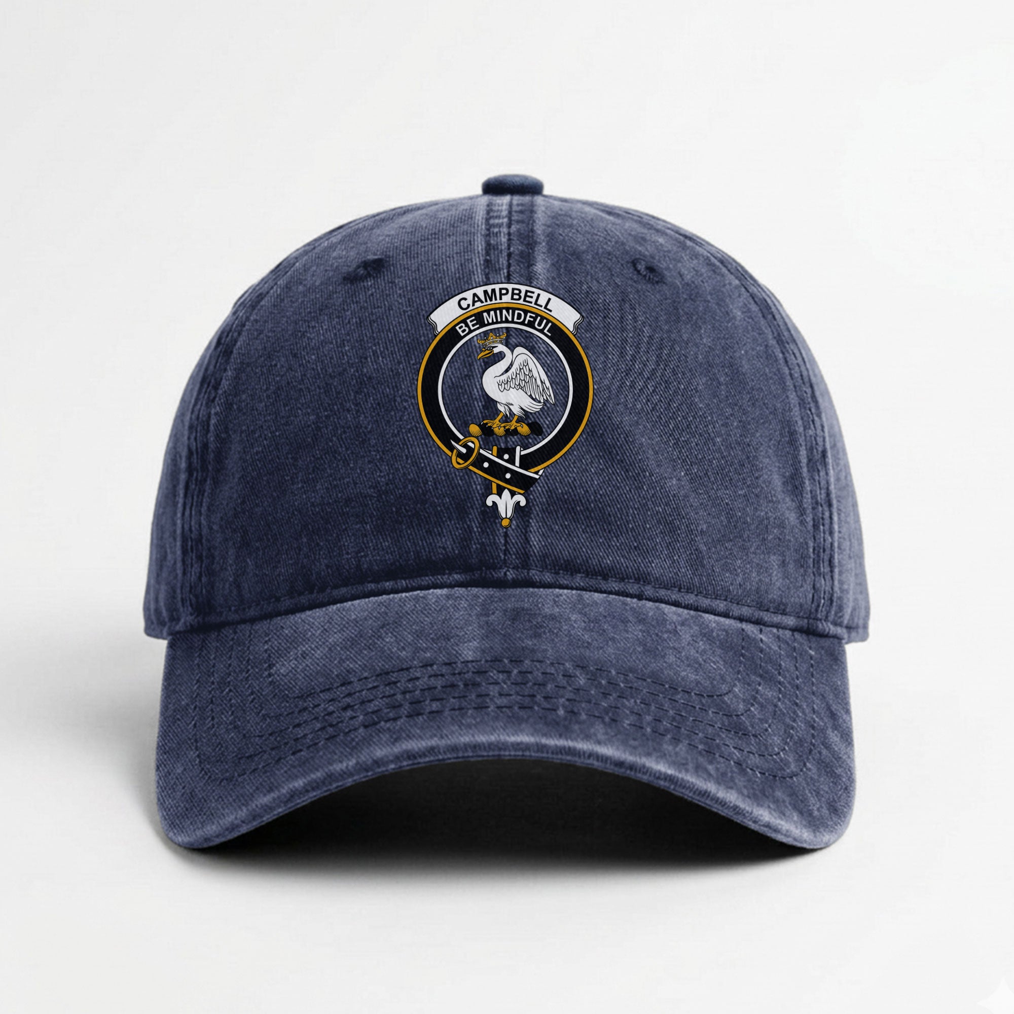 Campbell of Cawdor Crest Washed Classic Cap