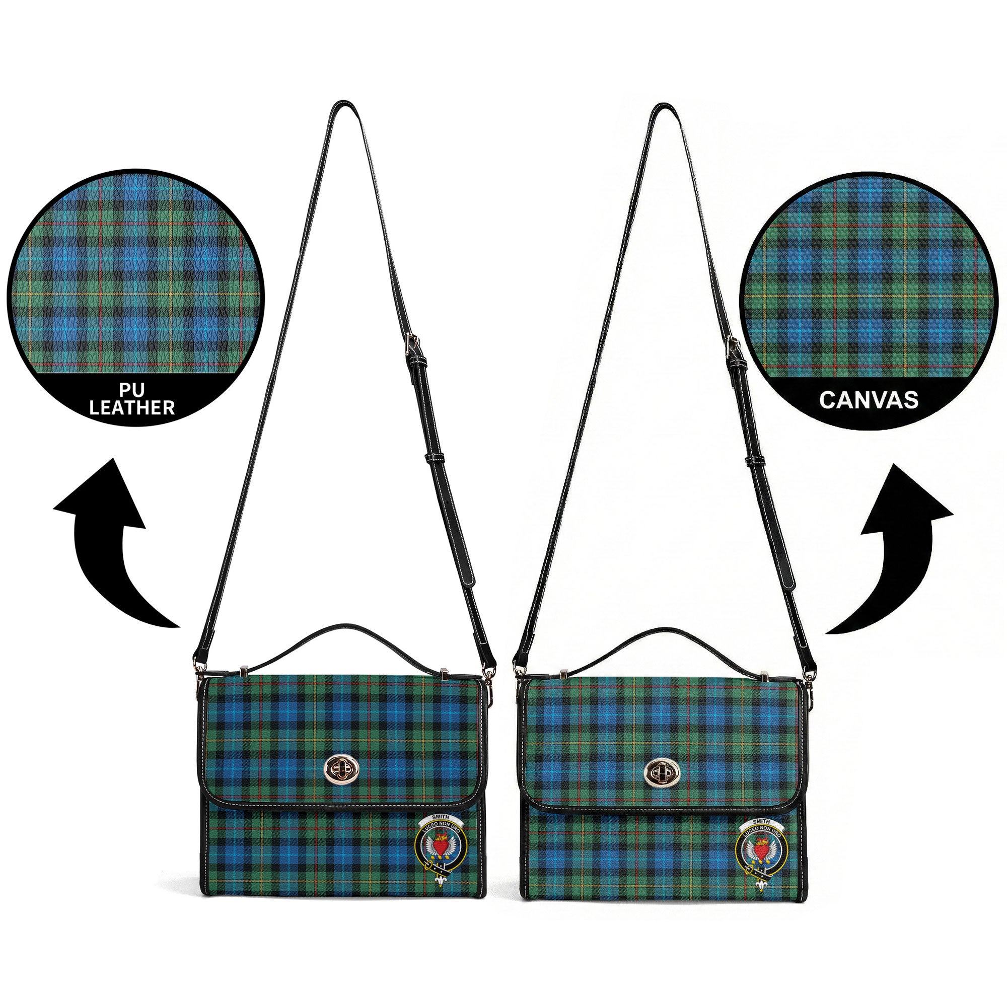 Smith Ancient Tartan Crest Satchel Bag