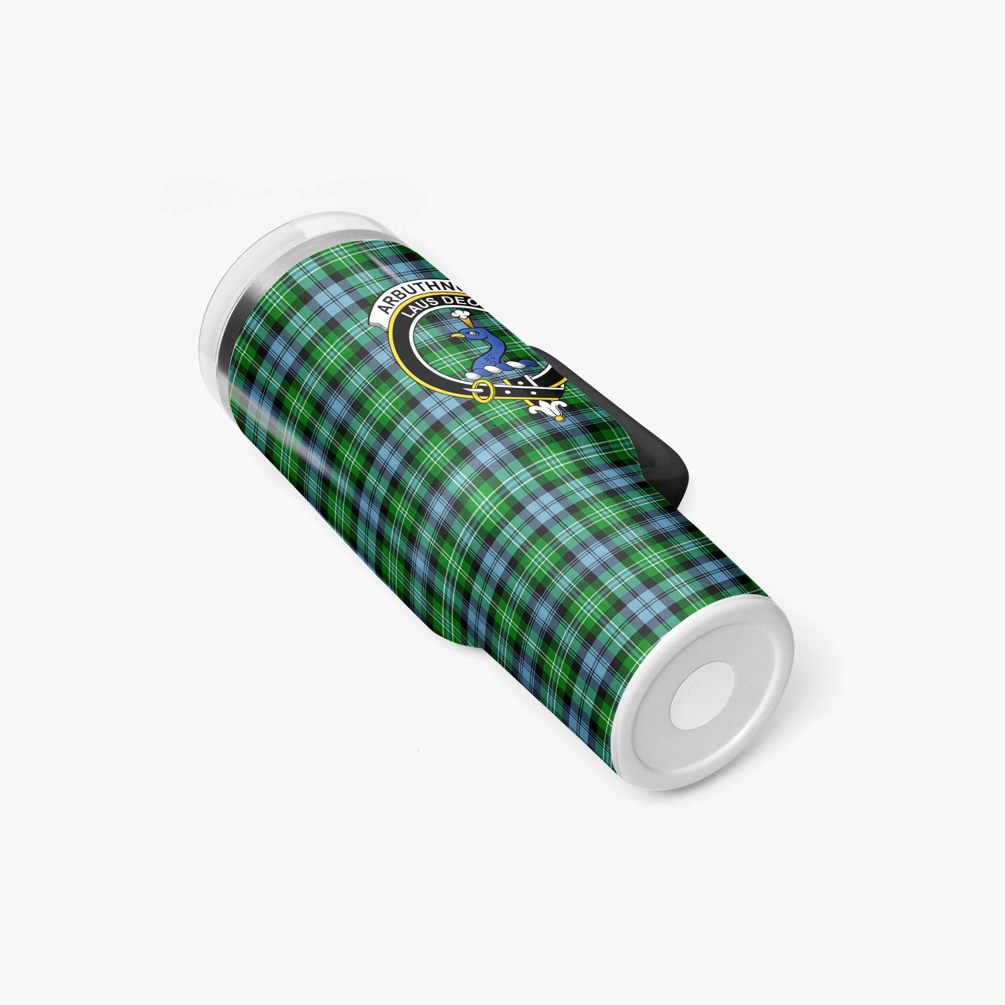 Arbuthnot Ancient Tartan Crest 40 oz Insulated Tumbler with Handle