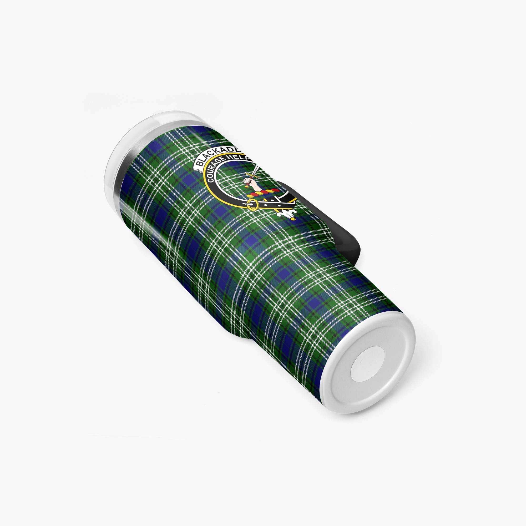 Blackadder Tartan Crest 40 oz Insulated Tumbler with Handle