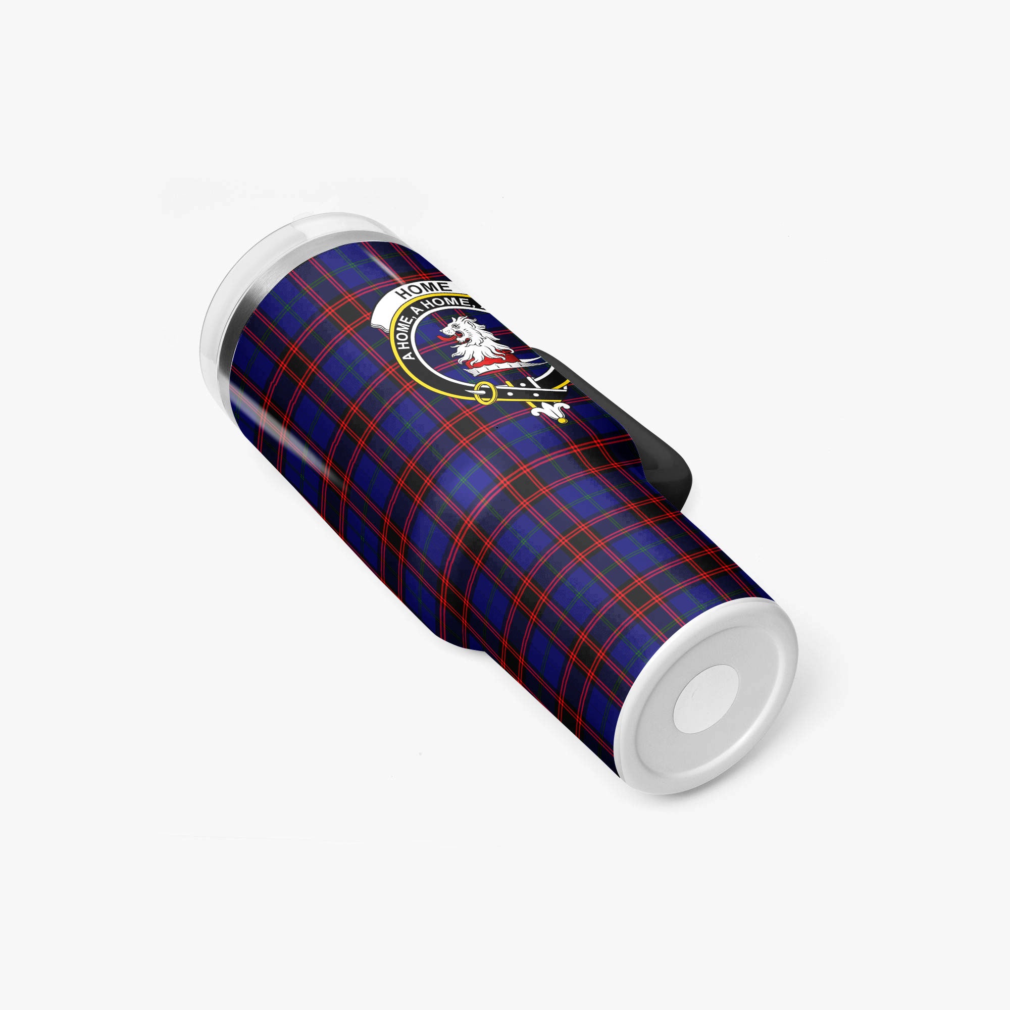 Home Modern Tartan Crest 40 oz Insulated Tumbler with Handle