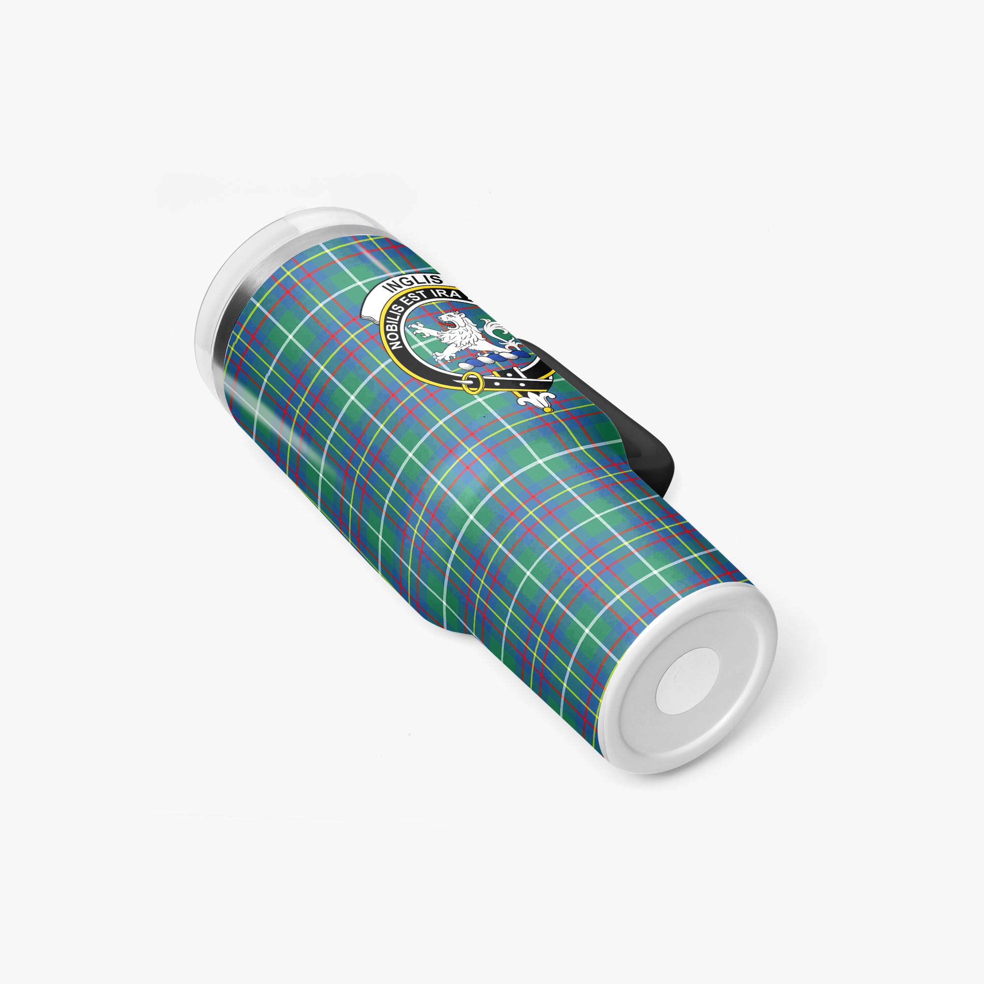 Inglis Ancient Tartan Crest 40 oz Insulated Tumbler with Handle