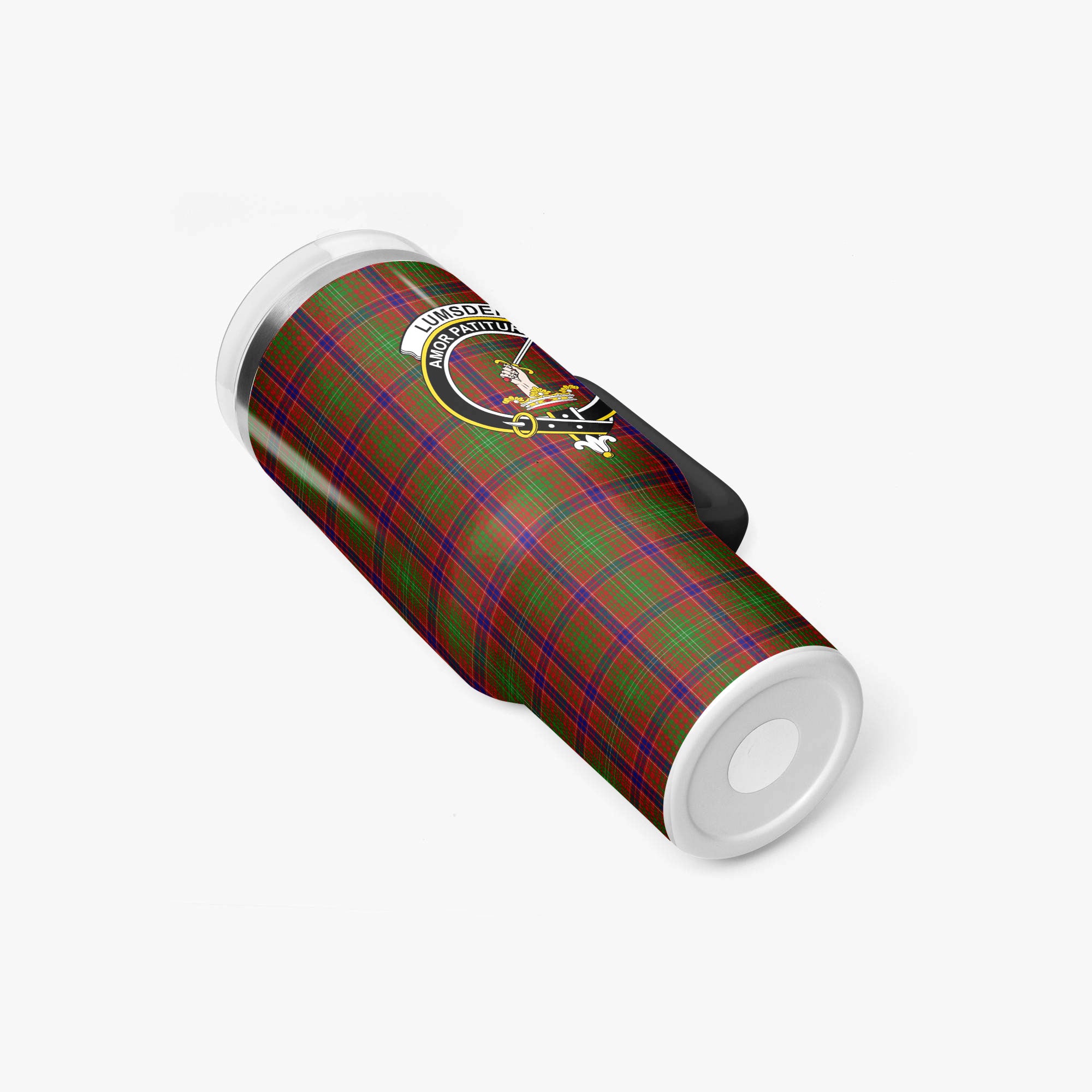 Lumsden Tartan Crest 40 oz Insulated Tumbler with Handle