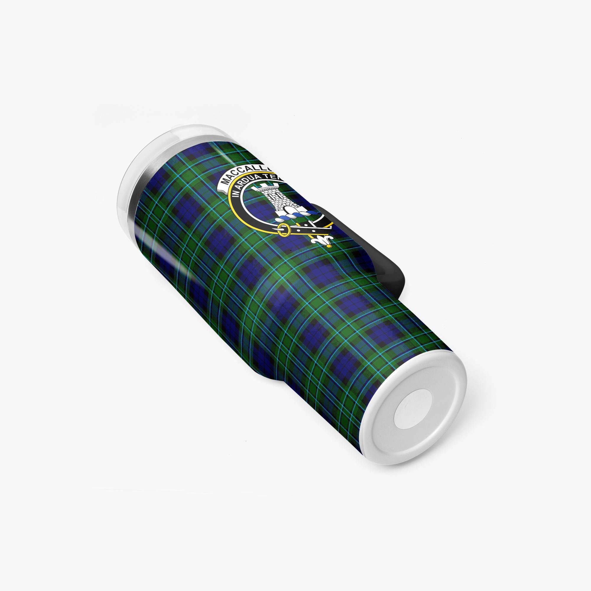 MacCallum Modern Tartan Crest 40 oz Insulated Tumbler with Handle