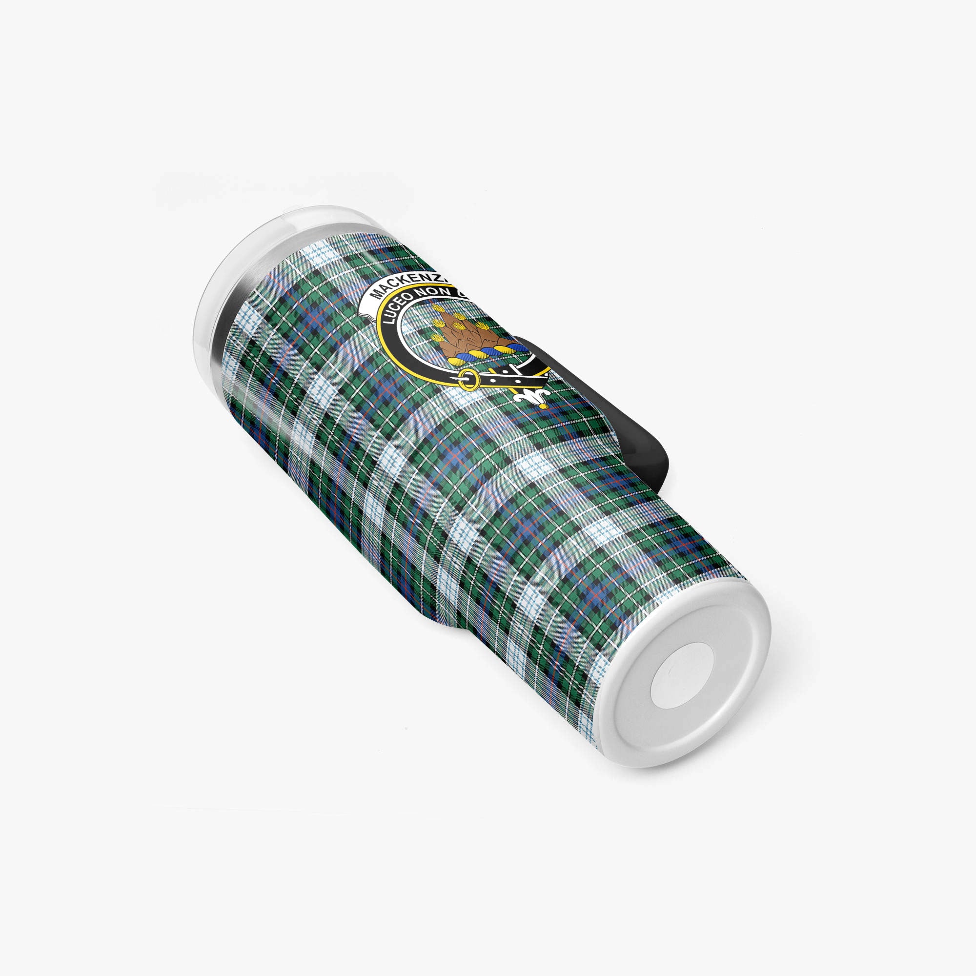MacKenzie Dress Ancient Tartan Crest 40 oz Insulated Tumbler with Handle