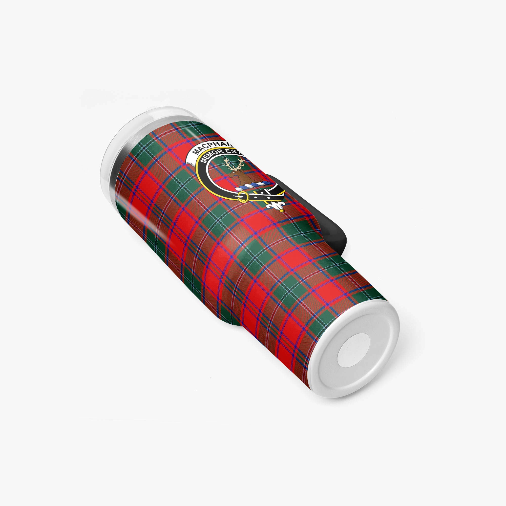 MacPhail Clan Tartan Crest 40 oz Insulated Tumbler with Handle