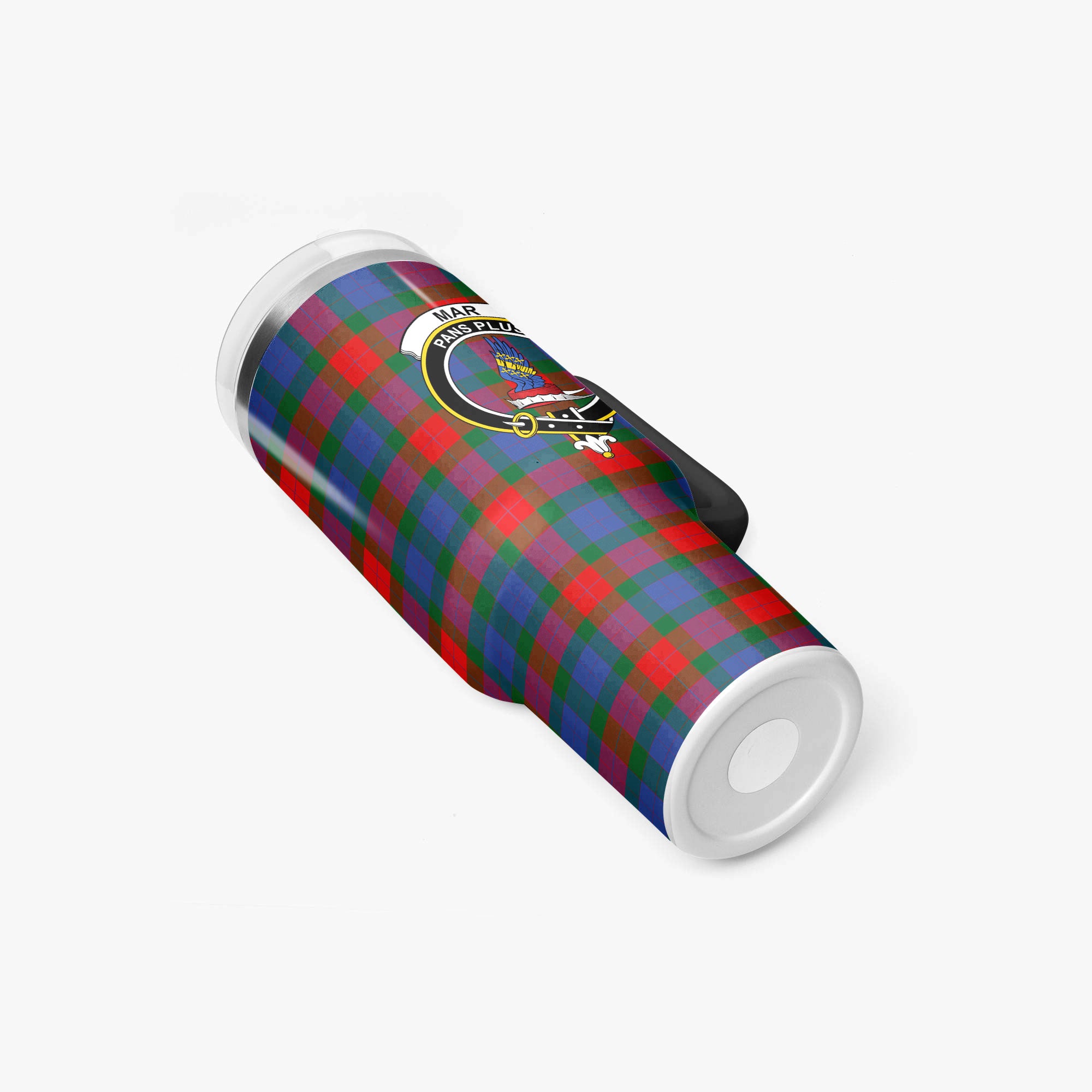 Mar Tartan Crest 40 oz Insulated Tumbler with Handle