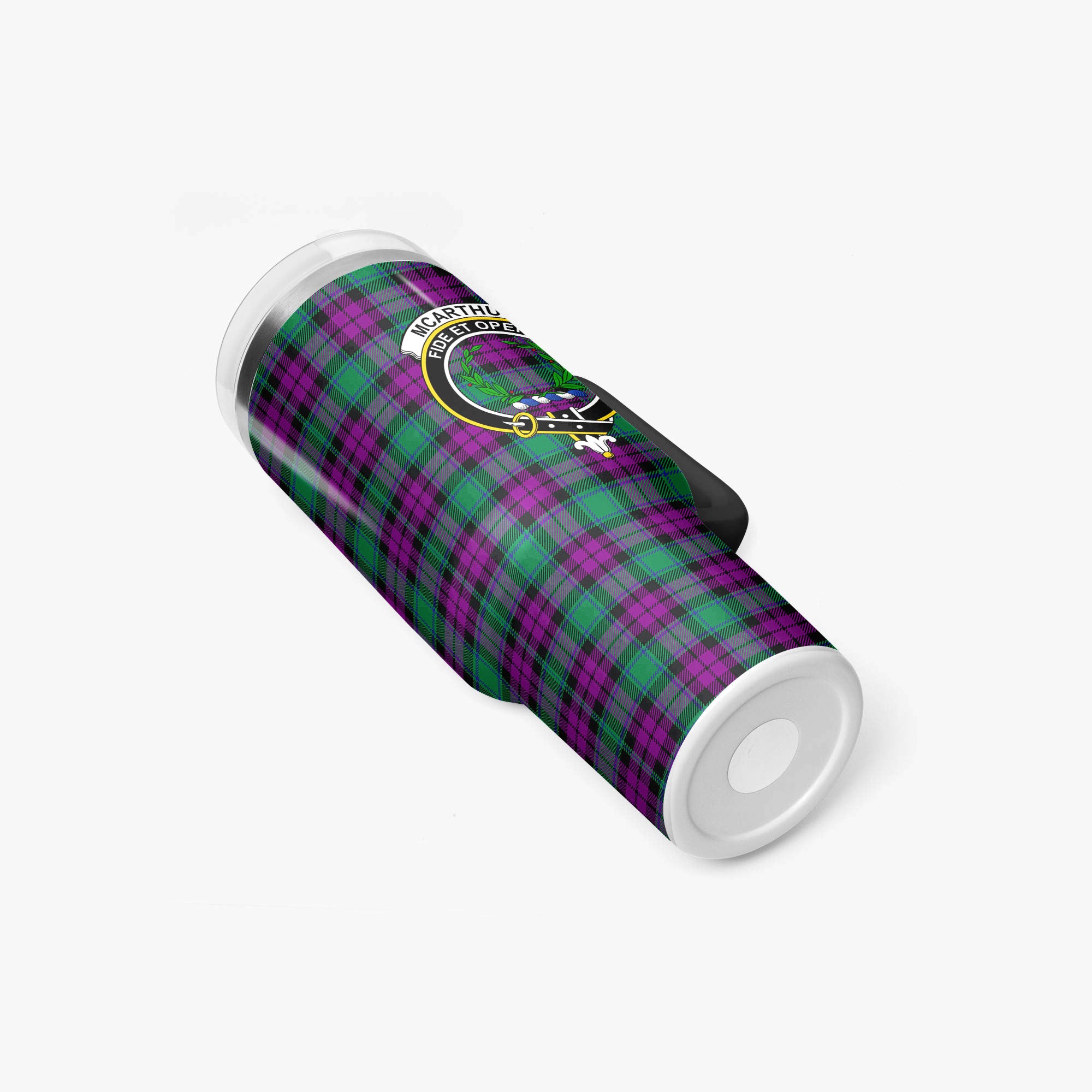 McArthur - Milton Tartan Crest 40 oz Insulated Tumbler with Handle
