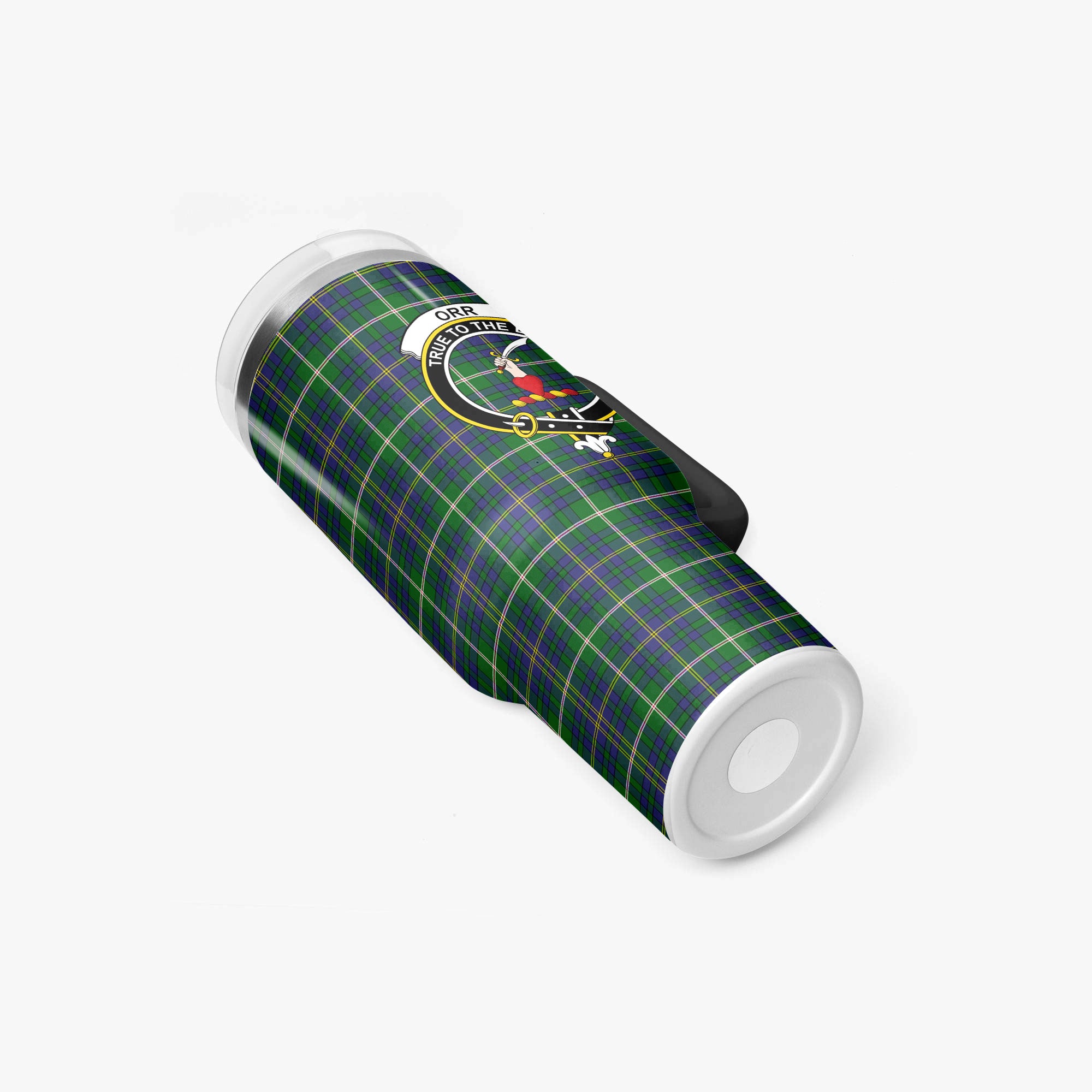Orr Tartan Crest 40 oz Insulated Tumbler with Handle