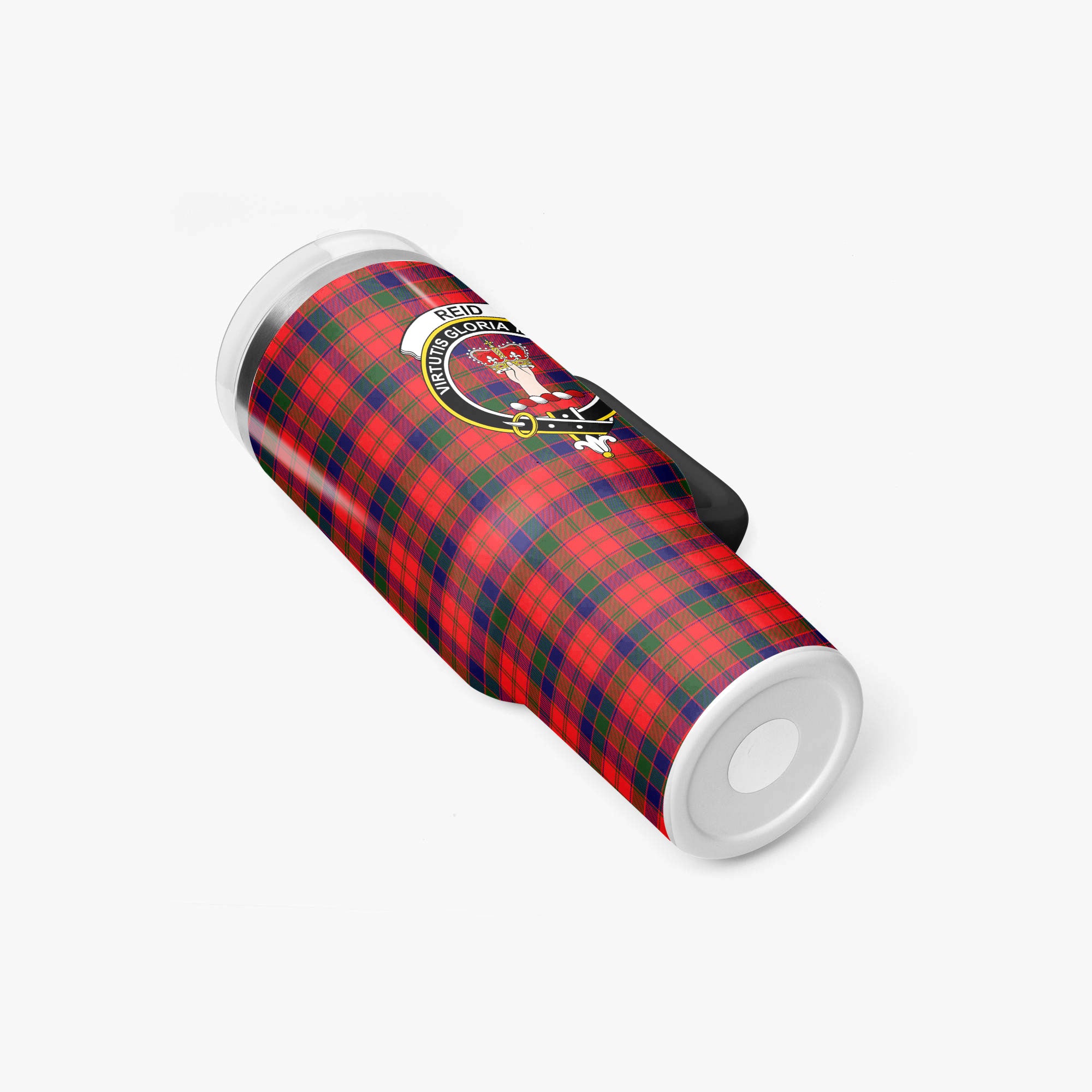 Reid Modern Tartan Crest 40 oz Insulated Tumbler with Handle
