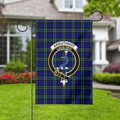 Arbuthnot Modern Tartan Crest Garden Flag