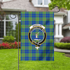 Barclay Hunting Ancient Tartan Crest Garden Flag