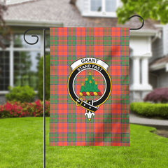 Grant Ancient Tartan Crest Garden Flag