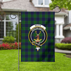 Keith Modern Tartan Crest Garden Flag