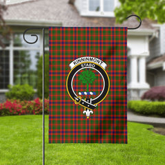 Kinninmont Tartan Crest Garden Flag