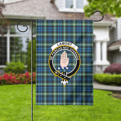 Lamont Ancient Tartan Crest Garden Flag