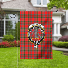 MacBean Tartan Crest Garden Flag