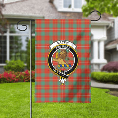 MacFie Ancient Tartan Crest Garden Flag
