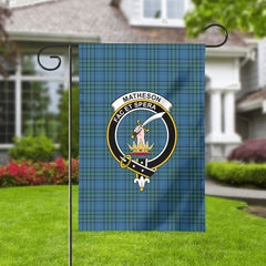Matheson Hunting Ancient Tartan Crest Garden Flag