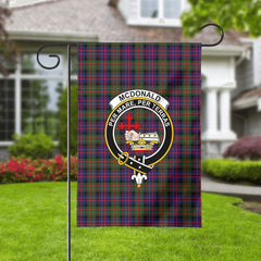 McDonald Modern Tartan Crest Garden Flag