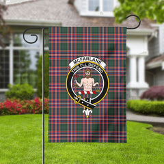 McFarlane Hunting Modern Tartan Crest Garden Flag