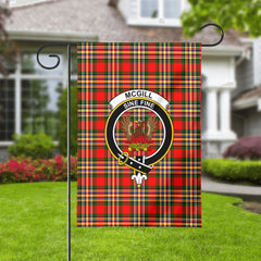 McGill Modern Tartan Crest Garden Flag