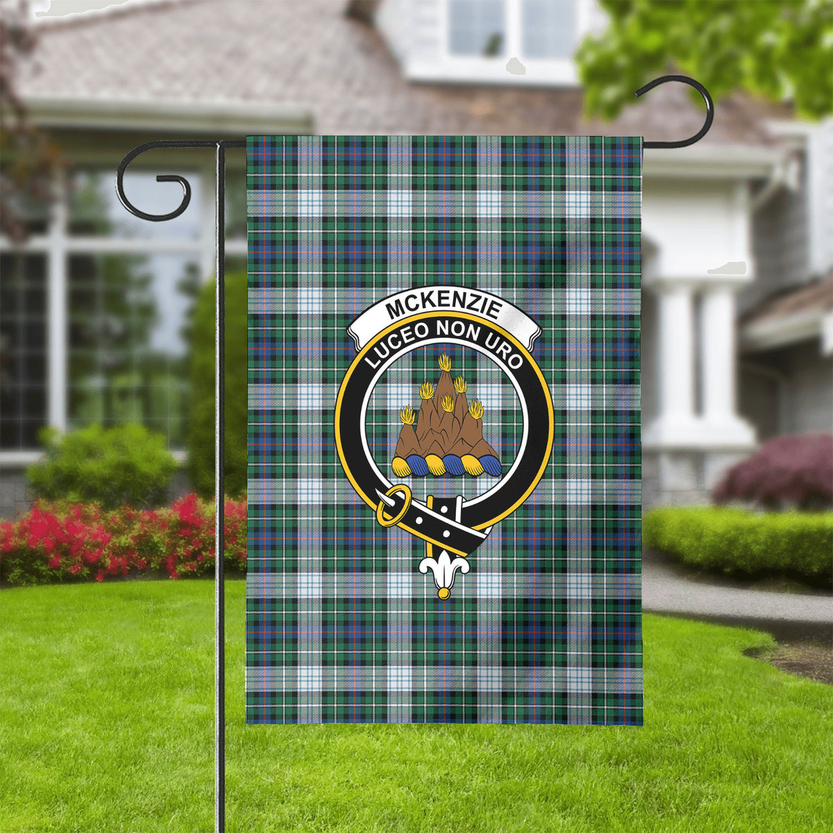 McKenzie Dress Ancient Tartan Crest Garden Flag