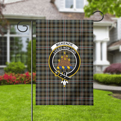 McKenzie Weathered Tartan Crest Garden Flag