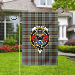 McLeod of Harris Weathered Tartan Crest Garden Flag